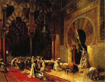 Edwin Lord Weeks : Interior of the Mosque at Cordova